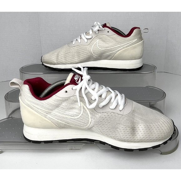 Nike Womens Sneakers MD Runner 2 Red 916797-100 Running Lace Up Mesh 8 - Picture 2 of 10